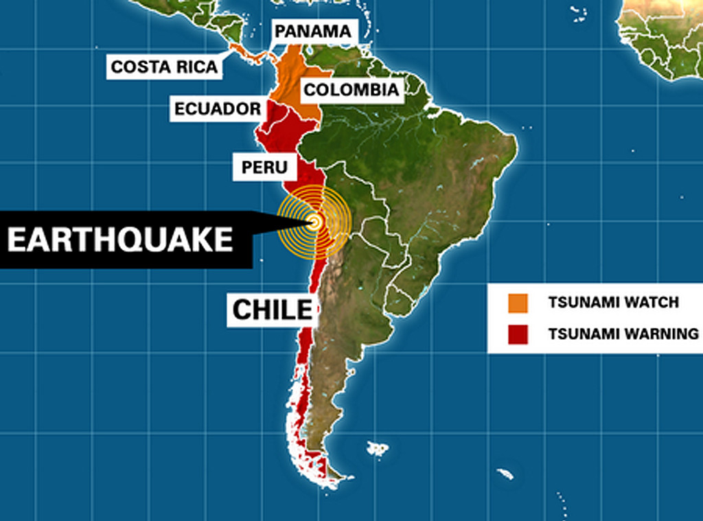 Celebs Tweet Prayers For Chile After 8 2 Earthquake E Online